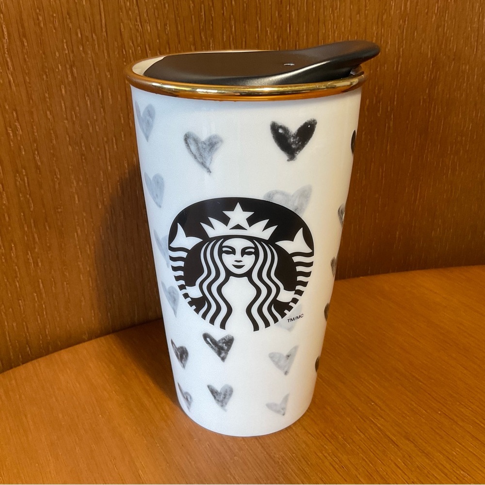 Starbucks Ceramic Coffee Mug with Ceramic Top